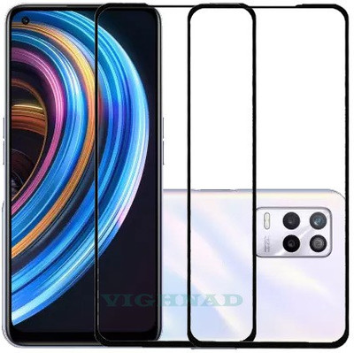 VIGHNAD Edge To Edge Tempered Glass for Realme 9 5G(Pack of 2)