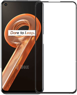 Q Box Edge To Edge Tempered Glass for Realme 9(Pack of 1)