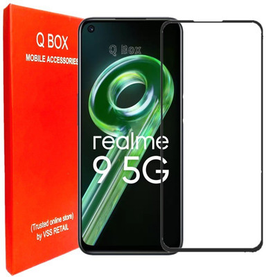 Q Box Edge To Edge Tempered Glass for Realme 9(Pack of 1)