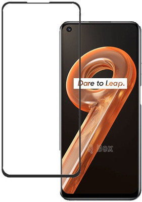 Q Box Edge To Edge Tempered Glass for Realme 9(Pack of 1)