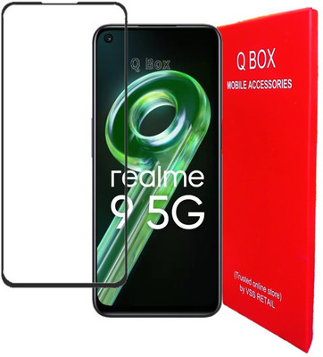 Q Box Edge To Edge Tempered Glass for Realme 9(Pack of 1)