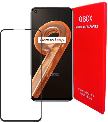 Q Box Edge To Edge Tempered Glass for Realme 9(Pack of 1)