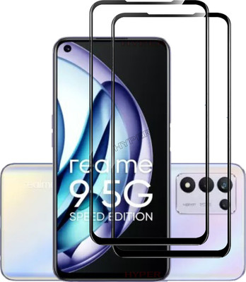 Hyper Edge To Edge Tempered Glass for Realme 9 5G SE (16.76 cm (6.6 inch))(Pack of 2)