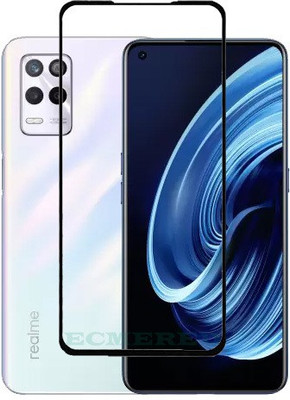 ECMERED Edge To Edge Tempered Glass for Realme 9, Realme 9 4G(Pack of 1)