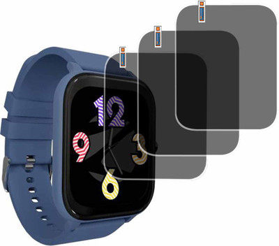 QZXCEON Screen Guard for ZEBRONICS ZEB-FIT8220CH SMARTWATCH(Pack of 3)