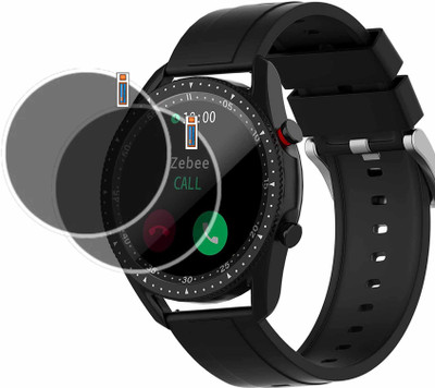 QZXCEON Screen Guard for ZEBRONICS Zeb-Fit4220CH SMARTWATCH SCREEN(Pack of 2)