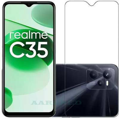 AARERED Tempered Glass Guard for Realme C35(Pack of 1)