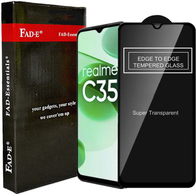 FAD-E Tempered Glass Guard for realme C35, realme C33, realme C33 2023(Pack of 1)