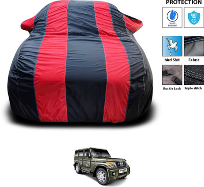 CODOKI Car Cover For Mahindra Bolero (With Mirror Pockets)(Red)