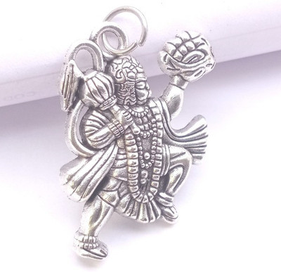 Raviour Lifestyle hanuman Hindu Jewellery Men women Silver plated pendant Metal