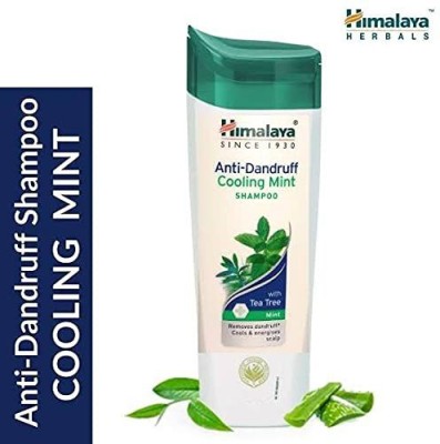 HIMALAYA Anti Dandruff Cooling Mint Shampoo With Tea Tree 400 Ml  (400 ml)