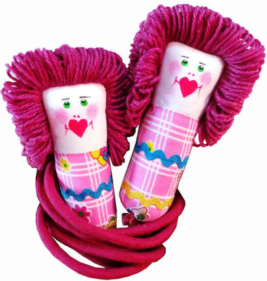 Anbay Dark Pink Skipping Ropes(Small Size) Kids Skipping Rope(Pink, Length: 213 cm)