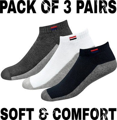 WELLRIGHT Men & Women Solid Ankle Length(Pack of 3)