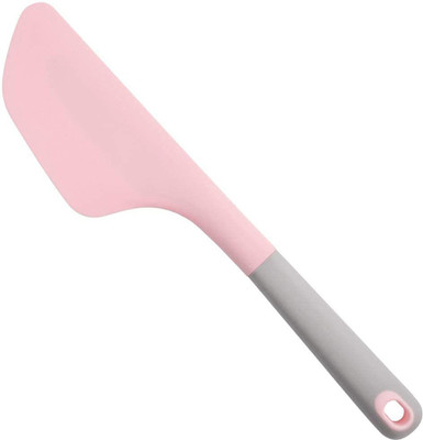 We3 Heat Resistant Multifunctional Baking Kitchen Accessories Tool Light Pink Mixing Spatula(Pack of 1)