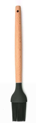 Flipkart SmartBuy Silicon Basting Brush, Wooden Handle, Grey Non-Stick Spatula(Pack of 1)
