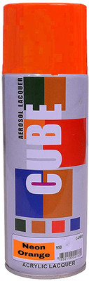 CUBE Green Spray Paint 400 ml(Pack of 1)