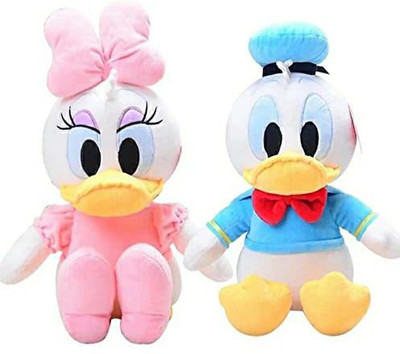 Crispy toys Combo of Donald Duck Soft Toy|Cartoon Character|Handsome and Smart|Gift for Kids  - 32 cm(Multicolor)