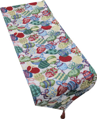 Jades Multicolor 170 cm Reversible Table Runner(Polyester)