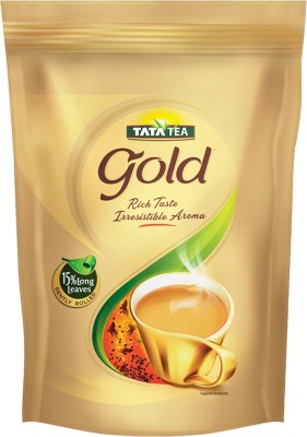 Tata Tea Gold with 15% Long Leaves Black Tea Pouch