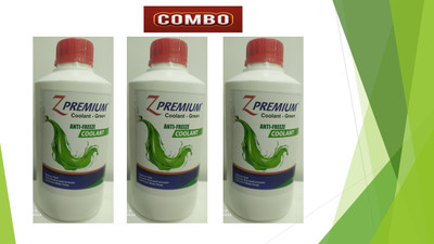 Z Premium 932849743598 Anti Freeze Coolant-Green 3 pc Coolant Green(3 L, Pack of 1)