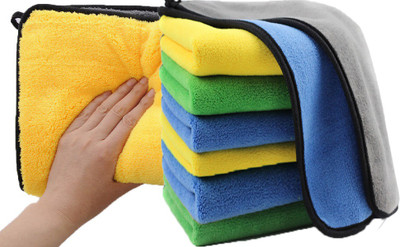 Alpyog Microfiber Vehicle Washing  Cloth(Pack Of 9, 800 GSM)