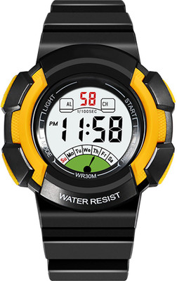 Time Up Big Dial Size New Style Alarm & Light 4-15 Years Age Group Digital Watch  - For Boys & Girls