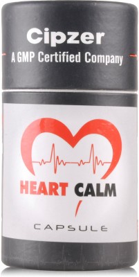 CIPZER Heart Calm Capsule | Ensures relief from heart stress-60 Capsules