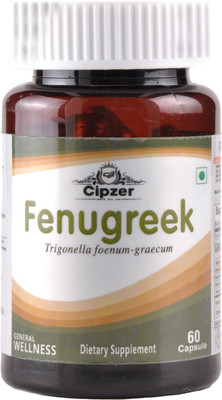 CIPZER Fenugreek Capsule helps to Producing Milk in Breastfeeding Mothers (Pack Of 1(60 Capsules)