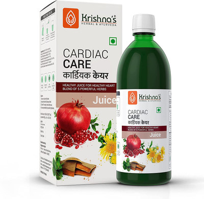 Krishna's Herbal & Ayurveda Cardiac Care Tonic | Maintains Healthy Heart | Improves Heart Functions | Helps Manage Cholesterol | Boost Metabolism | Pure Ayurvedic and Natural(500)