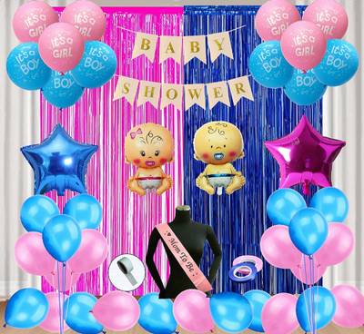 Agk Baby shower party decoration item, Welcome Baby, Mom to Be (Set of 50)