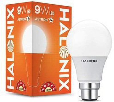 HALONIX 9 W Basic Round B22 D LED Bulb(White, Pack of 6)