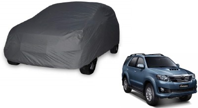 MOCKHE Car Cover For Toyota New Fortuner (Without Mirror Pockets)(Grey)