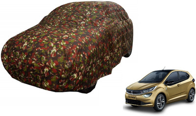 Auto Hub Car Cover For Tata Altroz (Without Mirror Pockets)(Green)