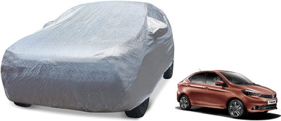 Auto Hub Car Cover For Tata Tigor (With Mirror Pockets)(Multicolor)