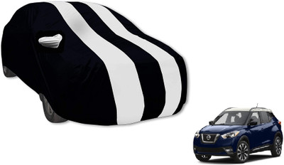 MOCKHE Car Cover For Nissan Kicks (With Mirror Pockets)(White)