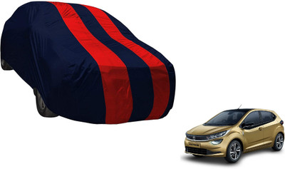 Auto Hub Car Cover For Tata Altroz (With Mirror Pockets)(Red)