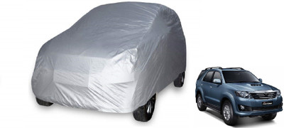MOCKHE Car Cover For Toyota New Fortuner (Without Mirror Pockets)(Silver)