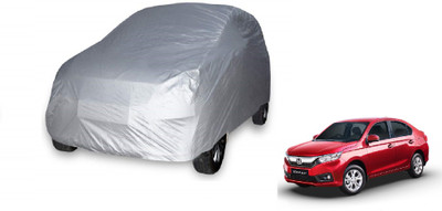 Auto Hub Car Cover For Honda Amaze (Without Mirror Pockets)(Silver)