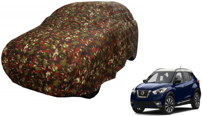 Auto Hub Car Cover For Nissan Kicks (Without Mirror Pockets)(Green)