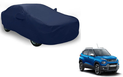 Auto Hub Car Cover For Tata Punch (With Mirror Pockets)(Blue)