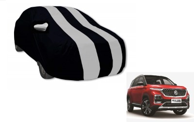 MOCKHE Car Cover For MG Hector Plus (With Mirror Pockets)(Silver)