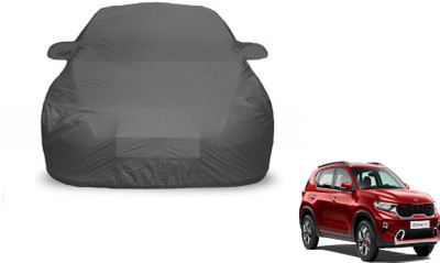 Auto Hub Car Cover For Kia Sonet (With Mirror Pockets)(Grey)