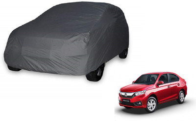 MOCKHE Car Cover For Honda Amaze (Without Mirror Pockets)(Grey)