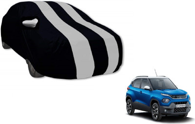 Auto Hub Car Cover For Tata Punch (With Mirror Pockets)(Silver)