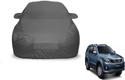 MOCKHE Car Cover For Toyota New Fortuner (With Mirror Pockets)(Grey)