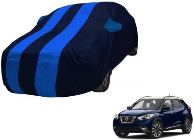 Auto Hub Car Cover For Nissan Kicks (With Mirror Pockets)(Blue)