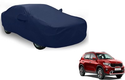 Auto Hub Car Cover For Kia Sonet (With Mirror Pockets)(Blue)