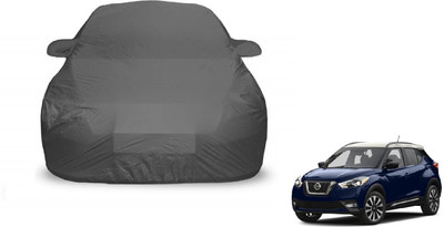Auto Hub Car Cover For Nissan Kicks (With Mirror Pockets)(Grey)