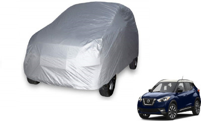 Auto Hub Car Cover For Nissan Kicks (Without Mirror Pockets)(Silver)