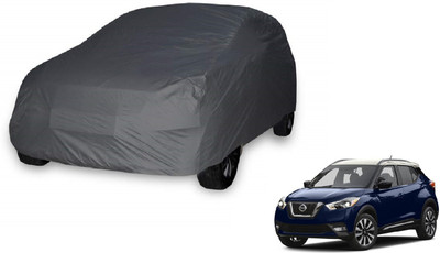 Auto Hub Car Cover For Nissan Kicks (Without Mirror Pockets)(Grey)